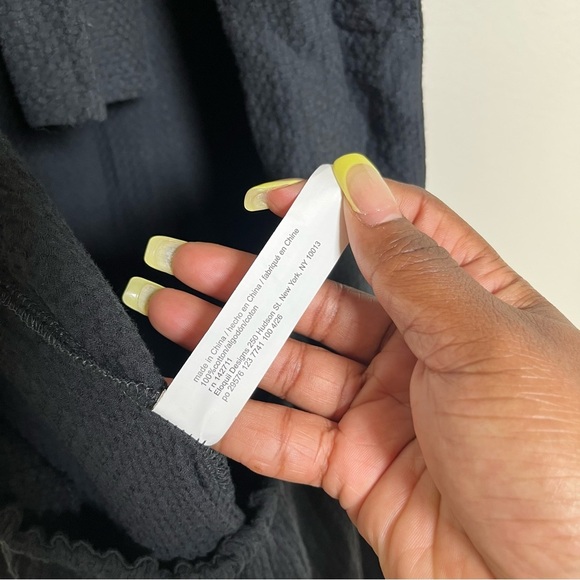 Eloquii Women Plus Size Maxi Dress 3X Black Tie Open Back Cottage Boho 22 - Picture 7 of 11